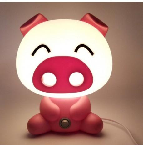 Світильник нічник "Свинка" (рожева)