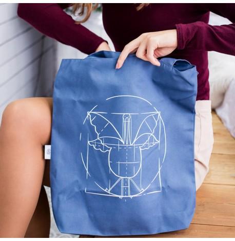 Сумка из саржи с Гусем "Да Вінчі"