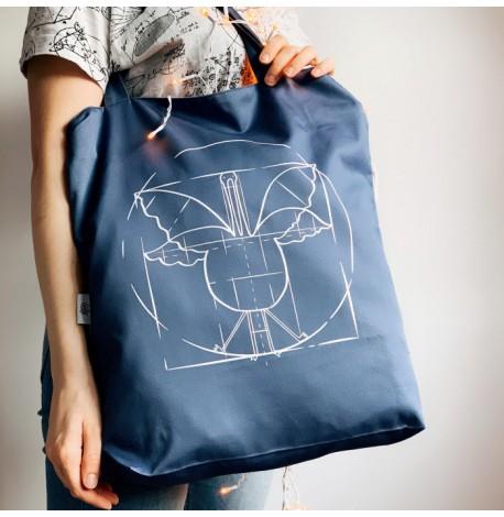 Сумка из саржи с Гусем "Да Вінчі"