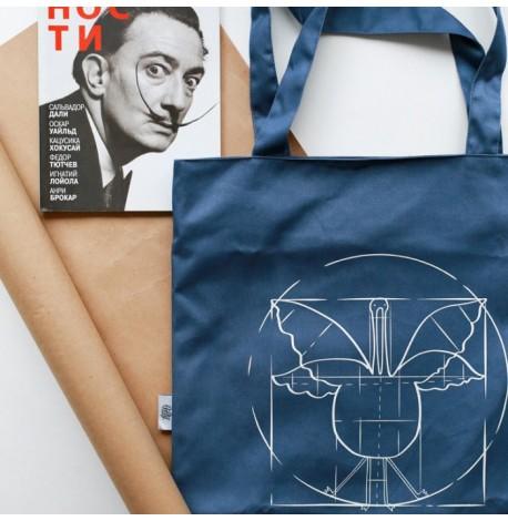 Сумка из саржи с Гусем "Да Вінчі"