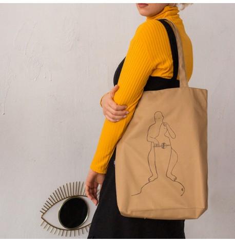 Сумка из саржи "Струни"