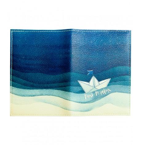 Обкладинка для паспорта "Кораблик Time to relax"