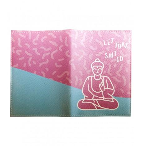 Обкладинка для паспорта Let that shit go