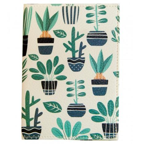 Обкладинка для паспорта "Вазони"