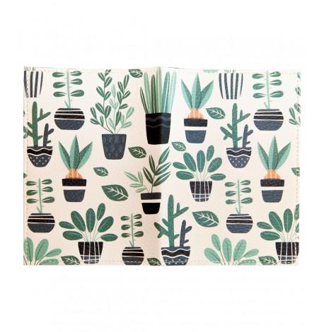 Обкладинка для паспорта "Вазони"