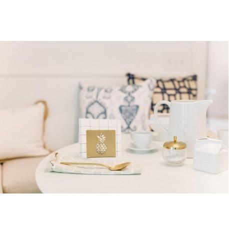 Серветниця "Ананас" (золото)