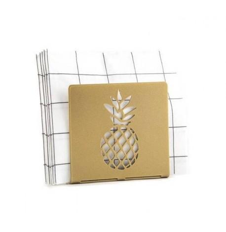 Серветниця "Ананас" (золото)
