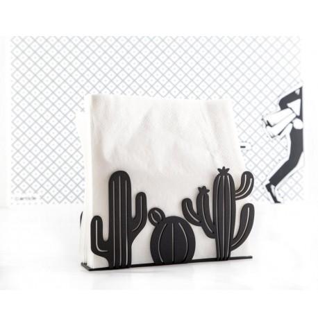 Салфетница "Кактусы" (черная)