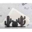 Салфетница "Кактусы" (черная)