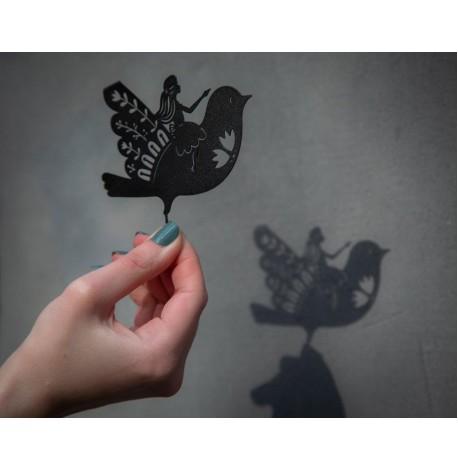 Закладка для книг "Принцесса на лебеде 2" (черная)