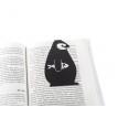Закладка для книг "Пингвин" (черная)