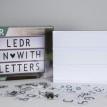 Світильник лайтбокс з буквами LEDR А4 (кремовий)
