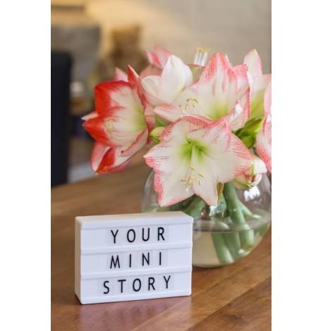 Світильник лайтбокс з буквами Mini LEDR А6 (кремовий)