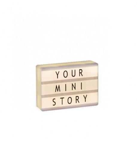 Світильник лайтбокс з буквами Mini LEDR А6 (кремовий)