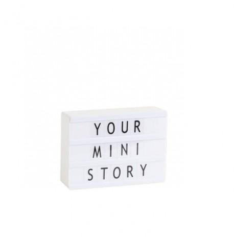 Світильник лайтбокс з буквами Mini LEDR А6 (кремовий)