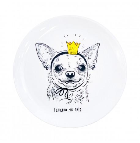 Тарілка з собачкою «Чихуахуа»