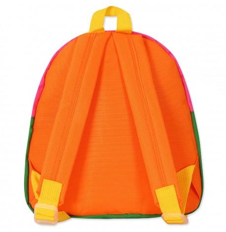 Детский рюкзак "Машина с животными" оранжевый 