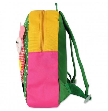 Детский рюкзак "Машина с животными" зеленый