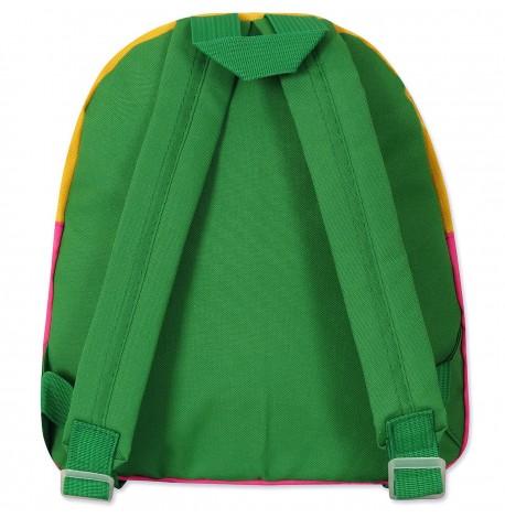 Детский рюкзак "Машина с животными" зеленый