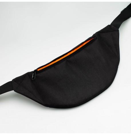 Поясная сумка-бананка черная Large