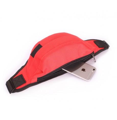Поясная сумка-бананка Poolparty Bumbag Red