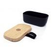 Ланч бокс из бамбука Bamboo Box Be Different (черный)