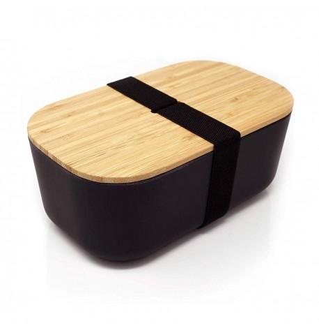 Ланч бокс из бамбука Bamboo Box Be Different (черный)
