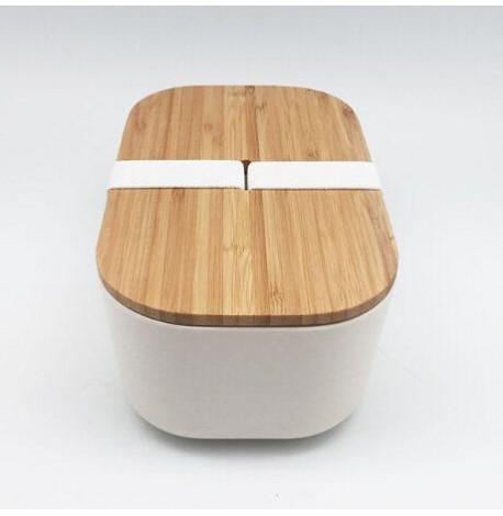 Ланч бокс из бамбука Bamboo Box Be Different (бежевый)