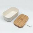 Ланч бокс из бамбука Bamboo Box Be Different (бежевый)