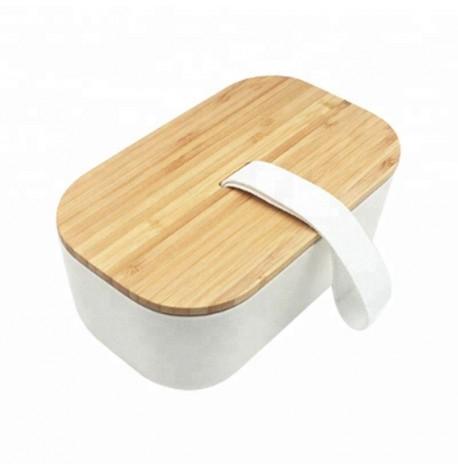 Ланч бокс из бамбука Bamboo Box Be Different (бежевый)