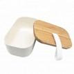Ланч бокс из бамбука Bamboo Box Be Different (бежевый)