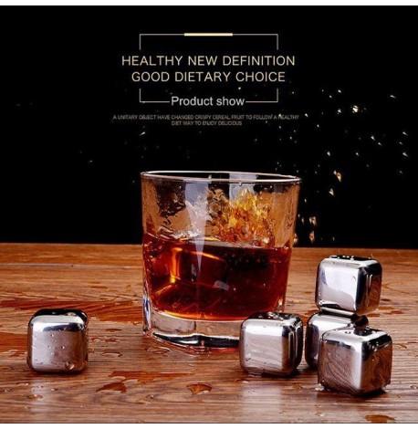 Стальные камни для виски Chilling Power Six (6 шт.)