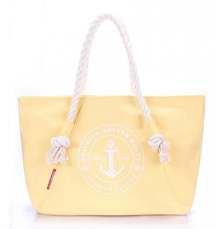 Летняя сумка Poolparty с морским принтом (желтая)