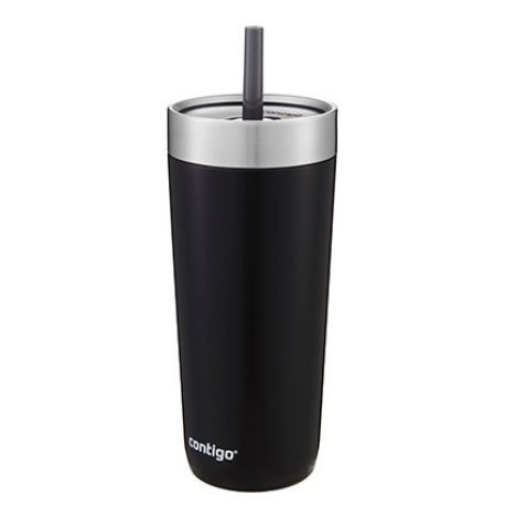 Термостакан из нержавеющей стали с трубочкой Contigo Luxe Insulated (530 мл) Licorice