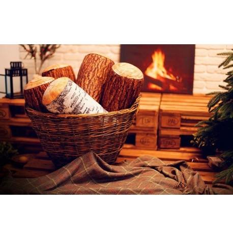 Подушка-валик "Колода" (коричнева)