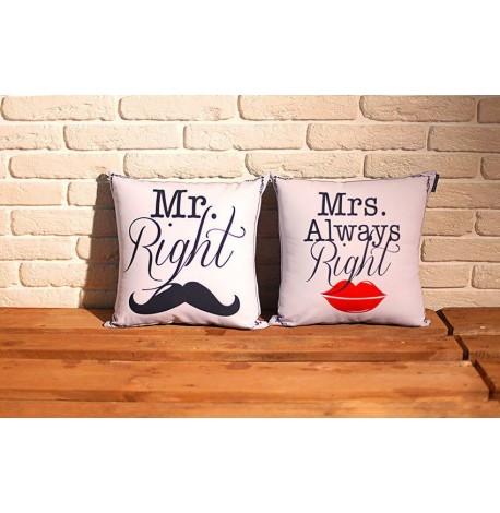 Подушка Mrs. Always Right (40х40 см)
