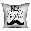 Подушка Mr. Right (40х40 см)