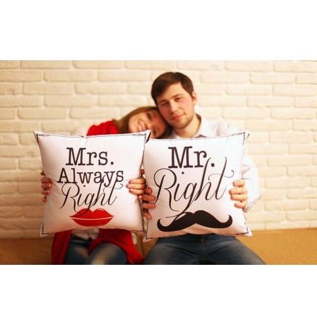 Подушка Mr. Right (40х40 см)
