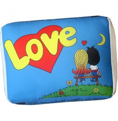 Подушка Lovе (синя)