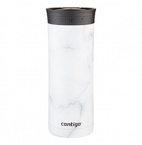 Термокружка Contigo Huron Couture Snapseal White Marble (590 мл)
