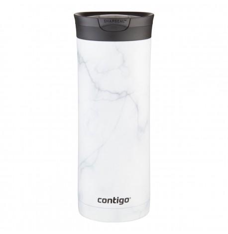 Термокружка Contigo Huron Couture Snapseal White Marble (590 мл)