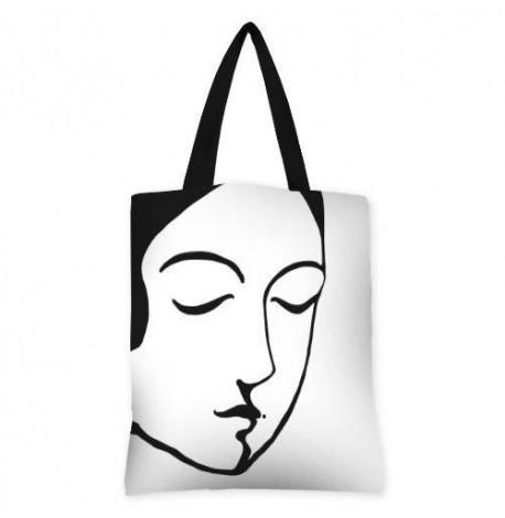 Сумка жіноча тканинна Original "Сумне обличчя"