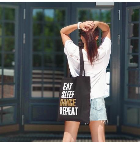 Еко сумка Market Eat Sleep Dance Repeat