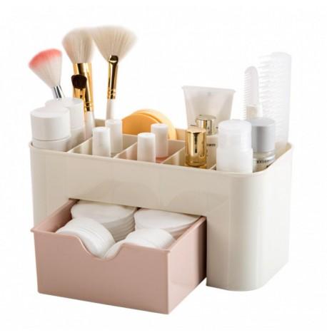 Органайзер для косметики Beautiful (белый-розовый)