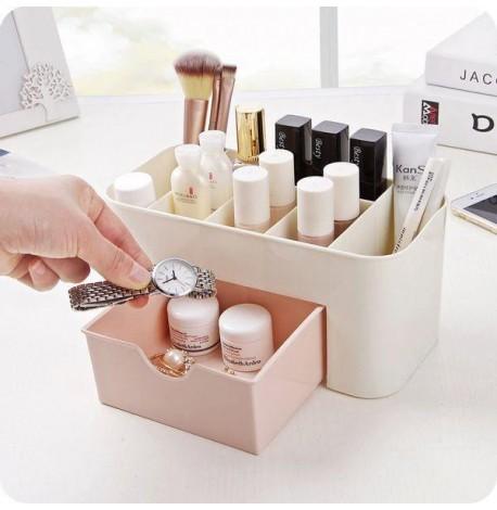 Органайзер для косметики Beautiful (белый-розовый)