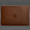 Кожаный чехол Up для MacBook 13'' (светло-коричневый) кожа Krast