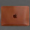 Кожаный чехол Up для MacBook 13'' (светло-коричневый) кожа Crazy Horse