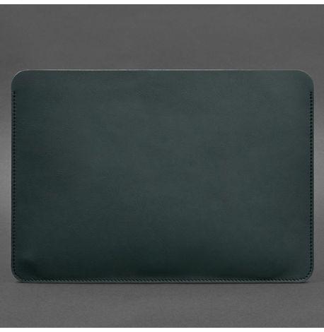 Шкіряний чохол Up для MacBook 13'' (зелений) шкіра Krast