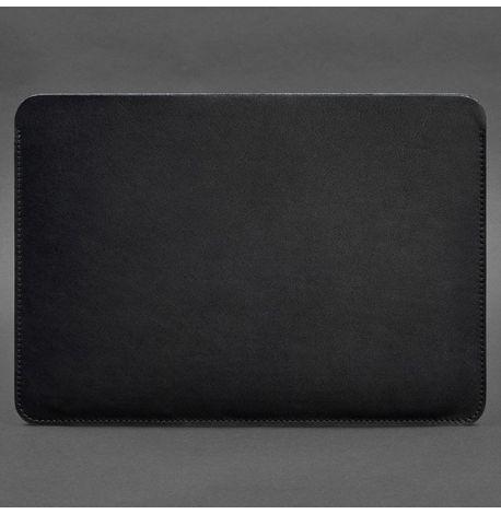 Кожаный чехол Up для MacBook 13'' (темно-синий) кожа Krast