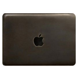Шкіряний чохол Side для MacBook 13'' (темно-коричневий) шкіра Crazy Horse